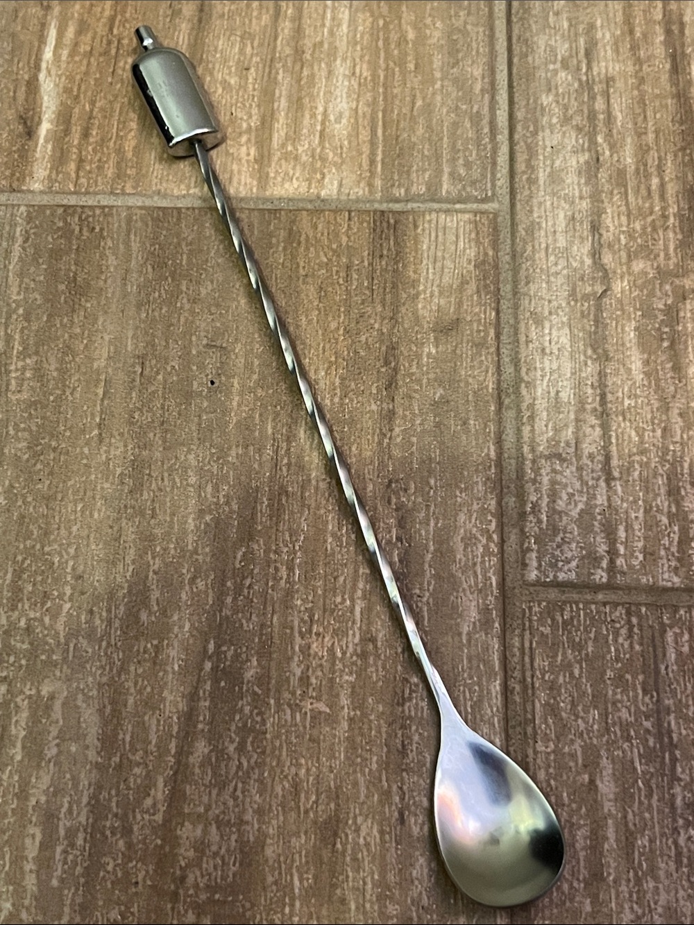 Bulleit whiskey promotion swizzle stir stick metal spoon z9